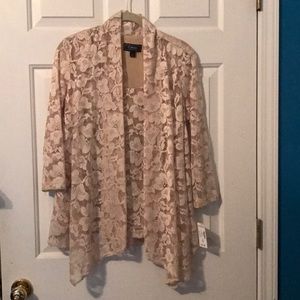 Collection by Dressbarn lace tank/jacket